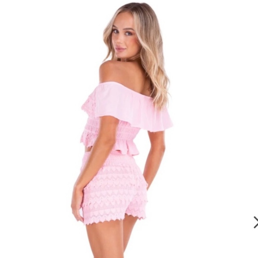 SET Sea spice Mandy off shoulder top & bottom set - Picture 1 of 10